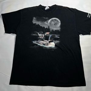 Art Brands Mallard Duck Adirondack Mountains Adult Tee Size XL